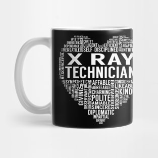 X Ray Technician Heart Mug